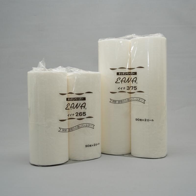 使用頻度の高い現場に、たっぷり使える安心感  ―キッチンペーパーイイナ〈90枚巻〉